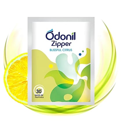 Odonil Zipper Blissful Citrus Air Freshener 10g