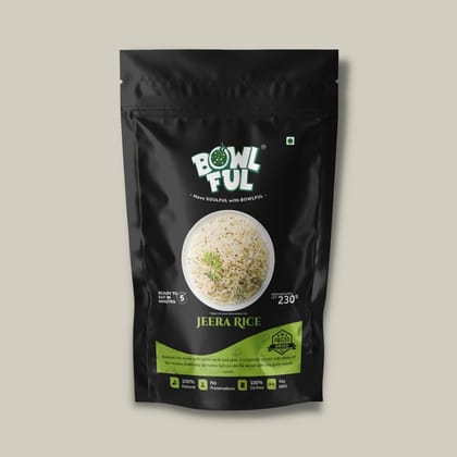 Bowlful Jeera Rice - 75g Net, Aromatic Cumin Basmati Rice Bowlful Jeera Rice - 75g Net, Aromatic Cumin Basmati Rice