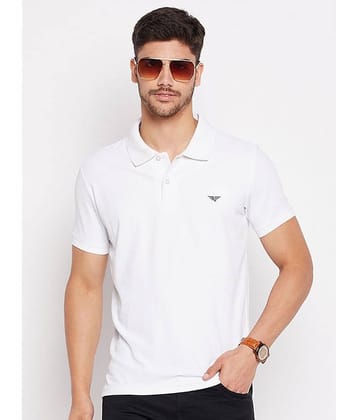 Riss Pack of 1 Polyester Regular Fit Solid Half Sleeves Men's Polo T Shirt ( Sea Green )