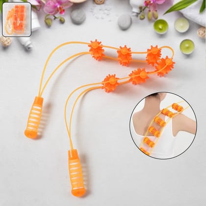 Handheld Back Massage Roller Rope (1 Pc)