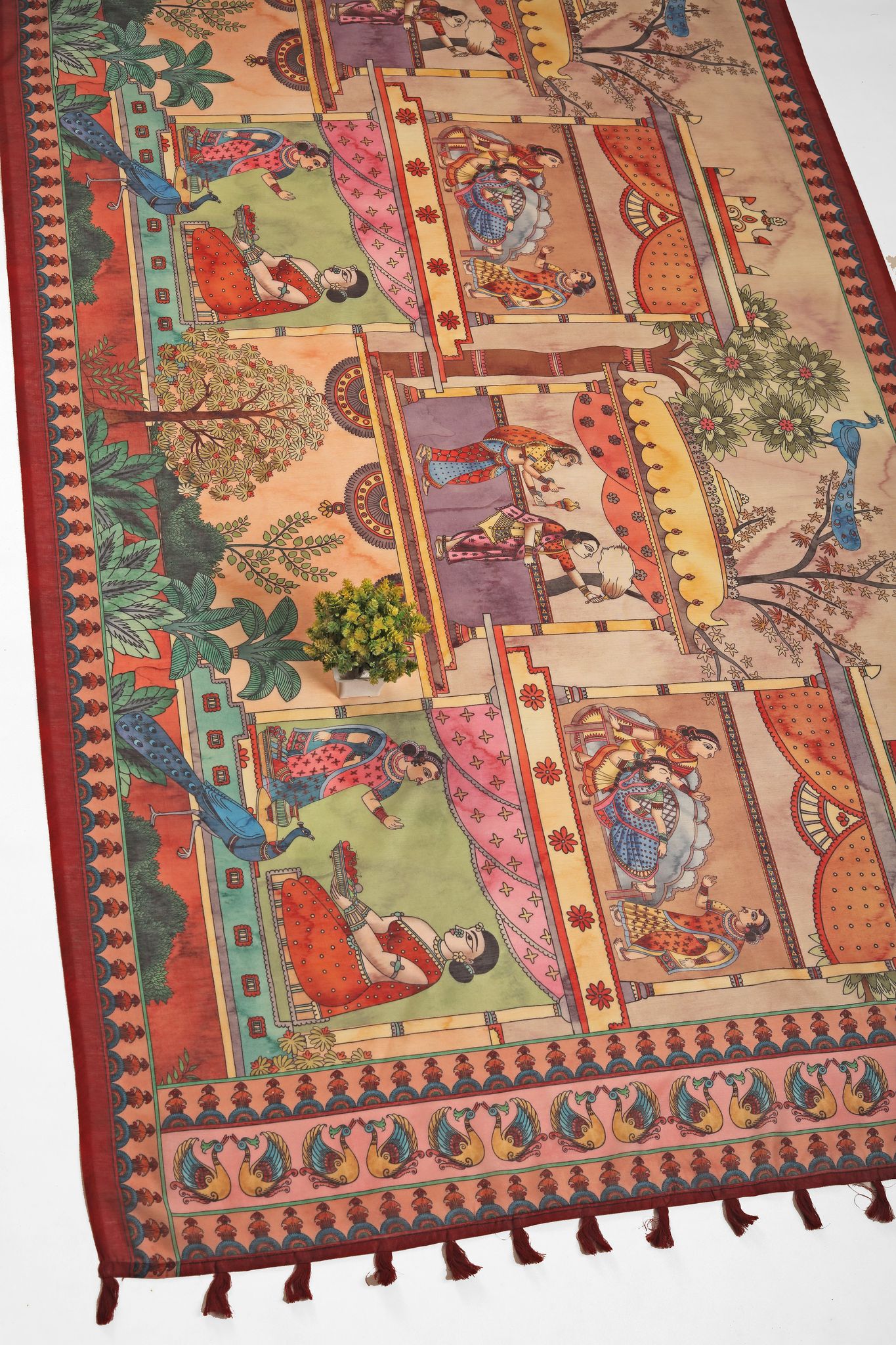 Kesar Mahal Chanderi Saree