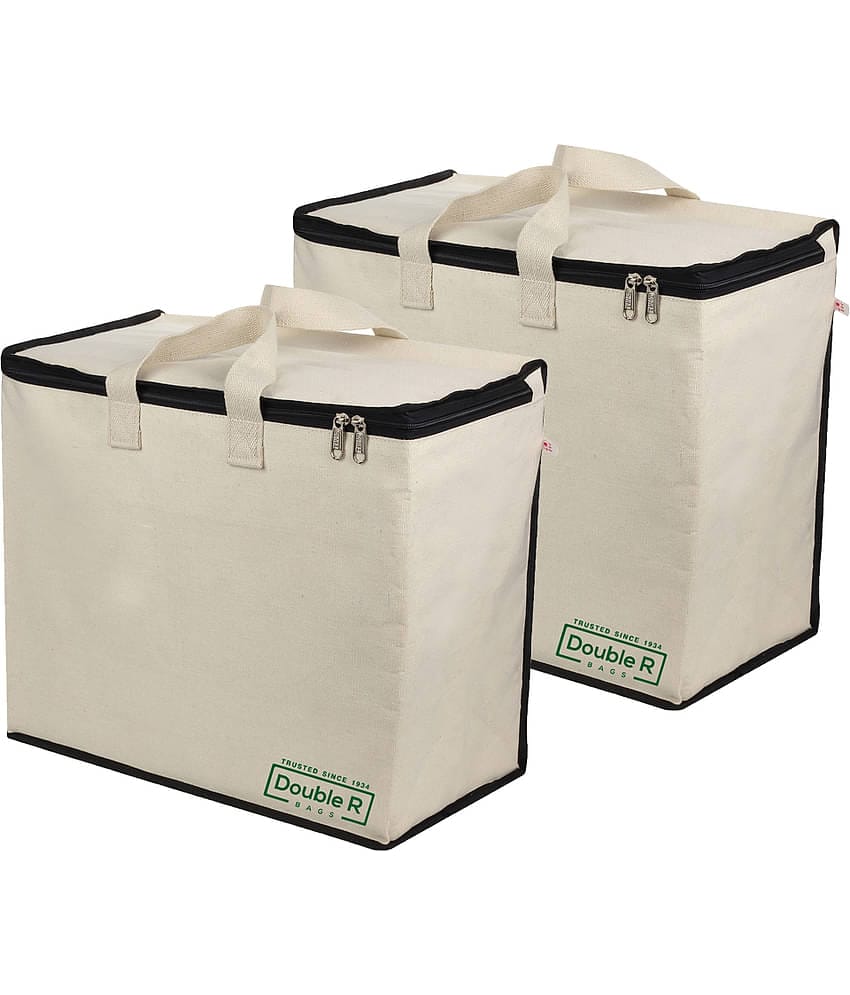 Double R Bags - Green Canvas Shopping Bag