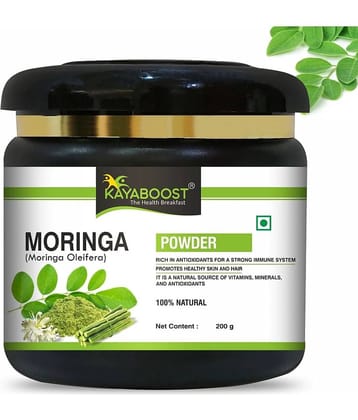 KAYABOOST Moringa (Olifera) Leaf Powder- Powerful Vitamins & Antioxidants (200 g)