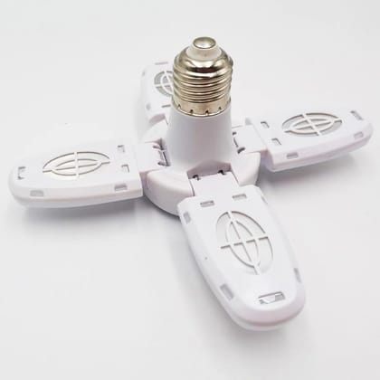 Foldable LED Fan Blade Bulb 28W Adjustable Multi-Wing High Brightness Ceiling Light (1 Pc) Foldable LED Fan Blade Bulb 28W Adjustable Multi-Wing High Brightness Ceiling Light (1 Pc)