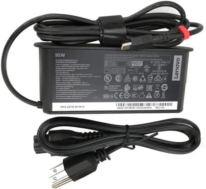 OEM Lenovo 95W USB-C Charger Adapter Power Type-C Power Adapter- Power cable included