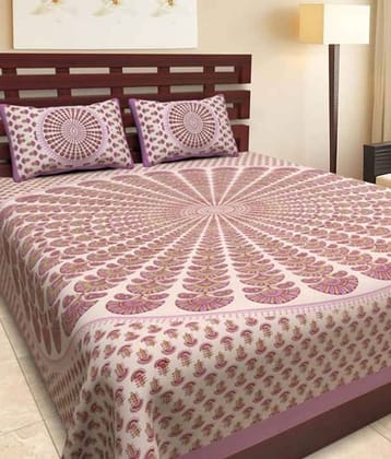 Uniqchoice Cotton King Bedsheet ( Multi )
