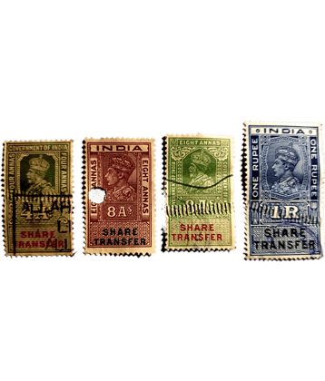 SUPER ANTIQUES GALLERY - VINTAGE STAMP SET 4 Stamps