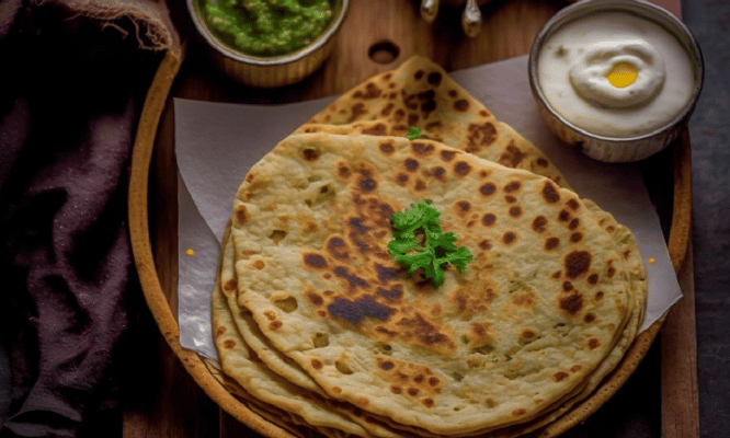 Desi Ghee Ke Parathe