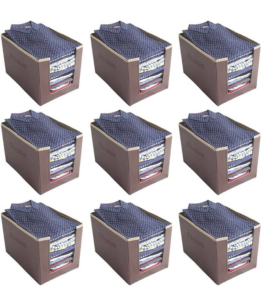 PrettyKrafts Shirt Stacker Closet Organizer - Shirts and Clothing Organizer - Exile (Set of 9)
