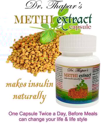 Dr. Thapar'S Anti Diabetes Methi Extract 60 Capsule 500 Mg