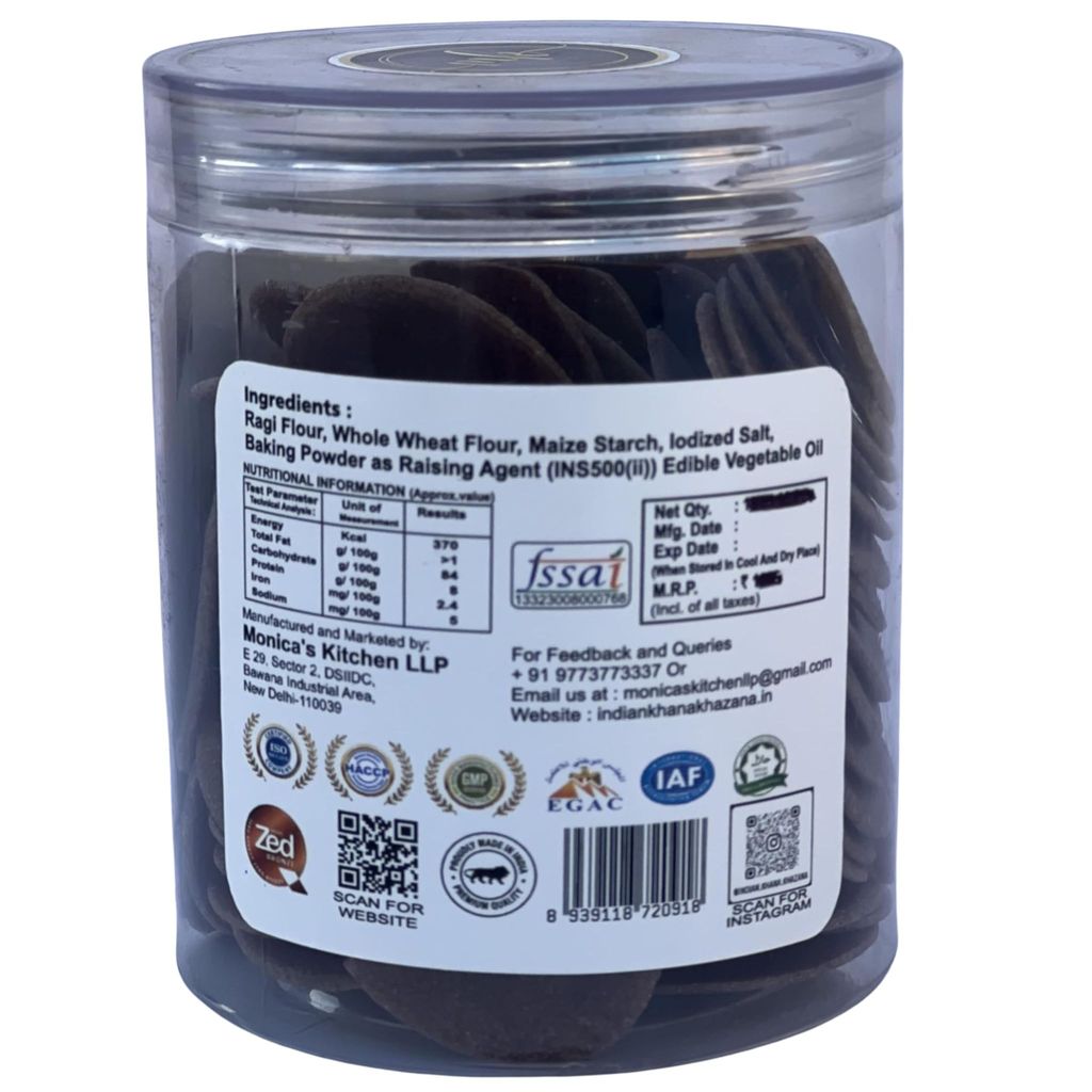 Ready to fry Millets Pani Puri/Pelletes/Gol Gappa | pani puri papad/pellets - Golgappe Packet, 250 grams by INDIAN KHANA KHAZANA