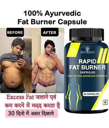 Nutriley Fat Burner Capsule Fat Loss and Weight Loss Capsule Weight Loss Supplement (60 Capsules)