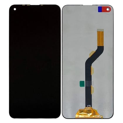 Mobile Display For Tecno Spark 5 Pro - Kd7. LCD Combo Touch Screen Folder Compatible With Tecno Spark 5 Pro - Kd7-Black / DIAMOND