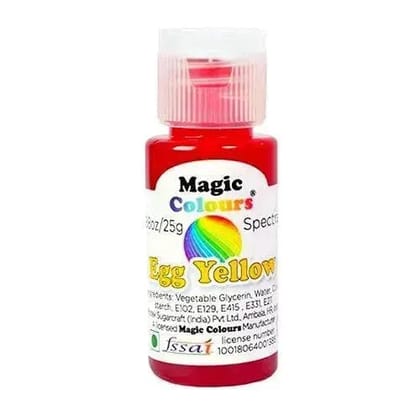Magic Colours Spectral Mini Edible Gel Colours Egg Yellow
