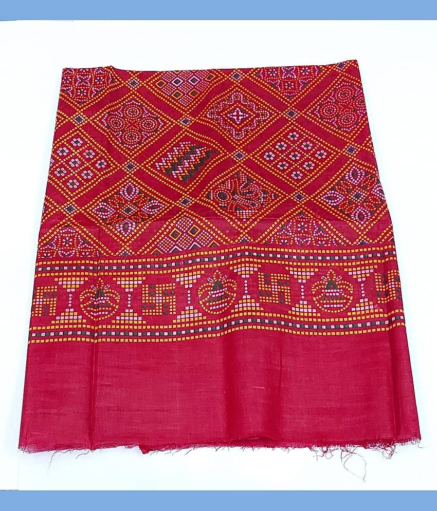 Shyam Handloom Pack of 1 Cotton Below 300 -GSM Bath Towel ( Red )