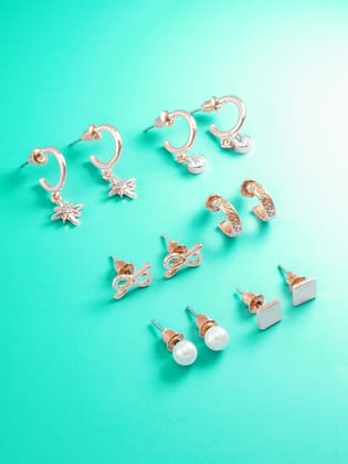 Morison Golden Floral Earrings Bloom with Timeless Beauty