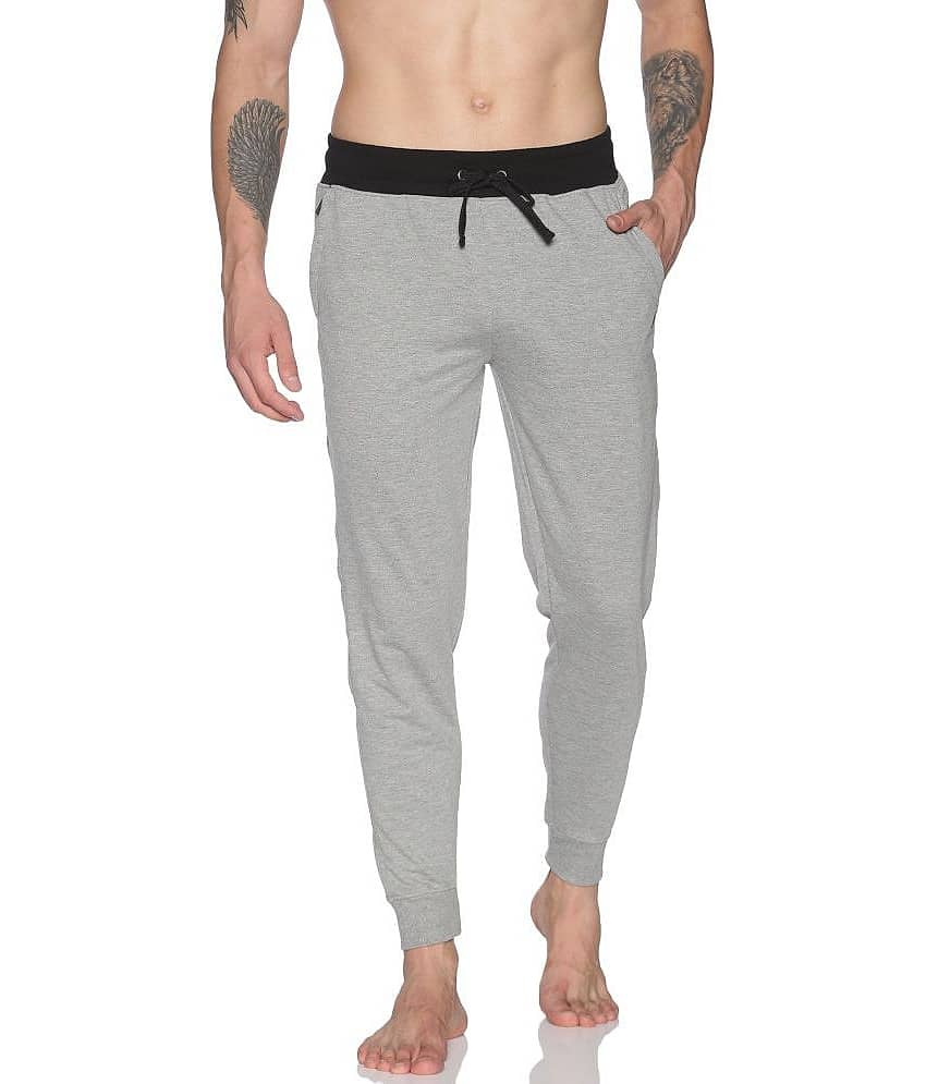 Dollar Athleisure - Grey Cotton Men's Joggers ( Pack of 1 )