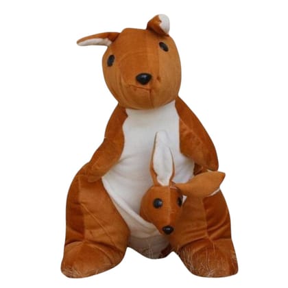 Kangaroo with Baby Soft Toy | Plush Toys | Cute Stuffed Animal - for Kids, Babies, Boys, Girls, Friends, Gifts, Birthday, Friendship Day I Gifts for Him/Her