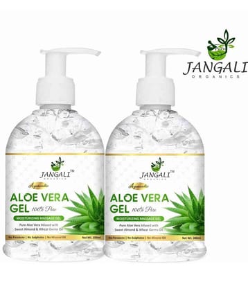 PURE Jangali ORGANICS 100% PURE Aloe Vera Gel for Beautiful Face, Skin & Hair 600ML