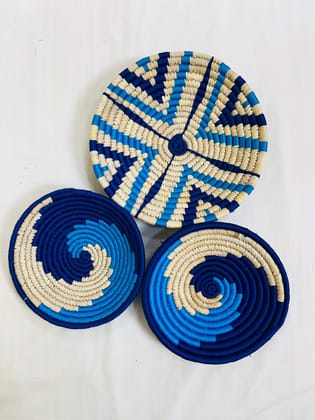 Sabai Grass Wall Plate (Set of 3) Sabai Grass Wall Plate (Set of 3)