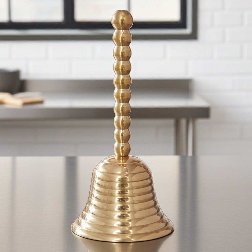 Brass Bell Polish Medium, Height : 4.5 Inch (ZMAS287 D)