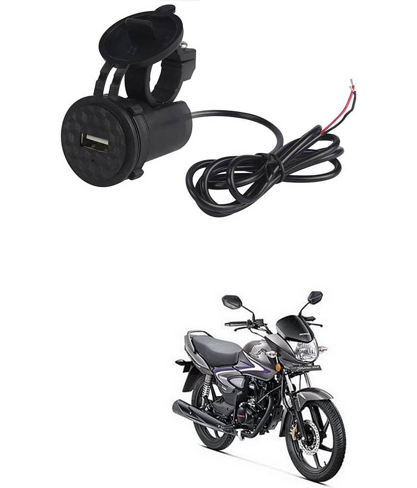 Hero Hunk Black USB  Bike Charger