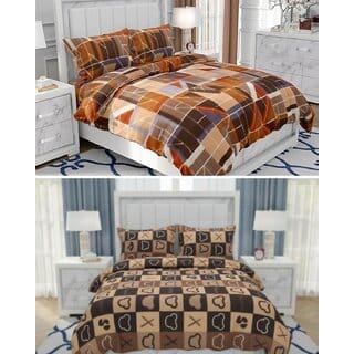 BEDZY Polar Fleece Winter Warm Double Bedsheet | Set of 2 Bedsheets