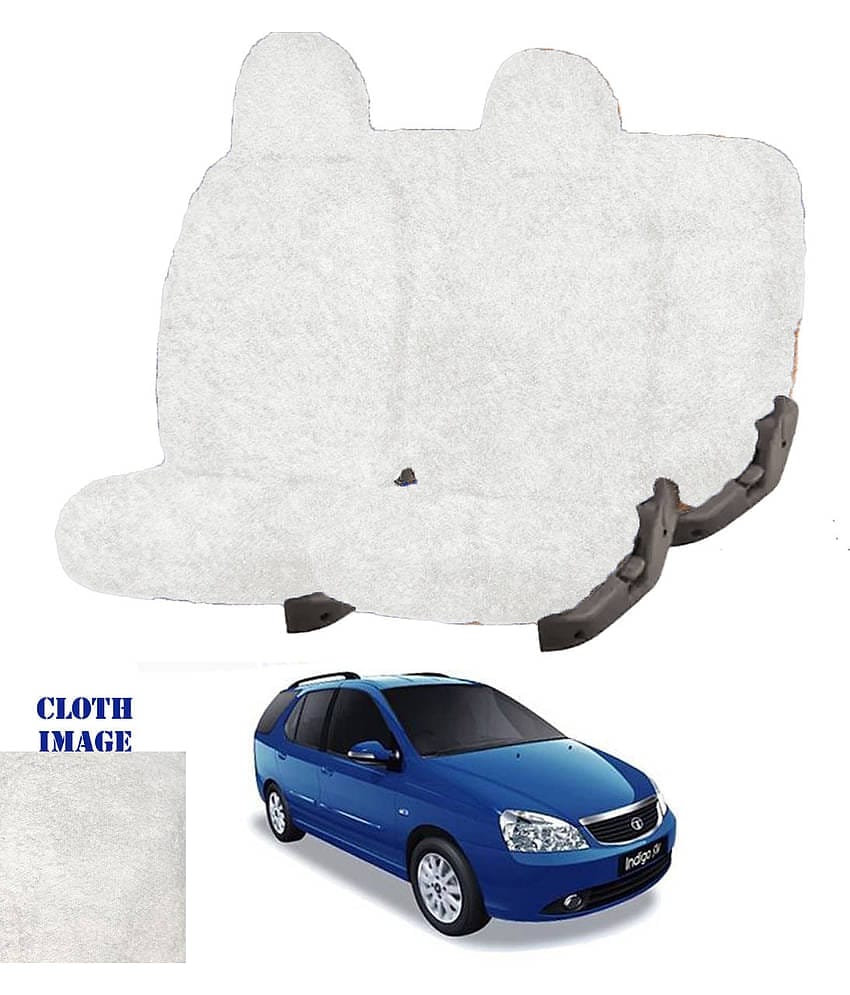Tata Indigo Marina White 5 Seater Car Seat Cover