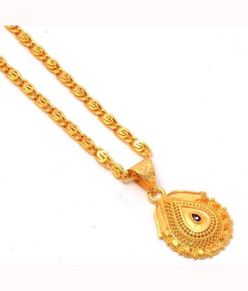 Jewar Mandi - Golden Pendant set ( Pack of 1 )