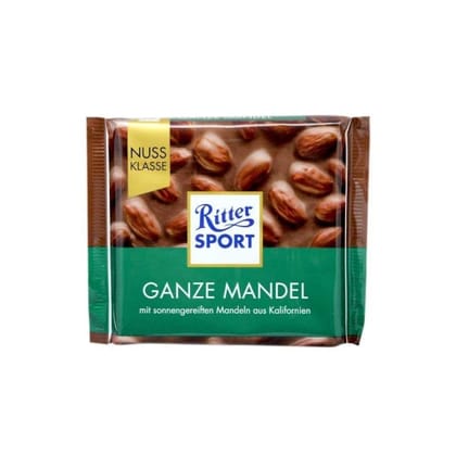 Ritter Sport Ganze Mandel Chocolate, 100 gm