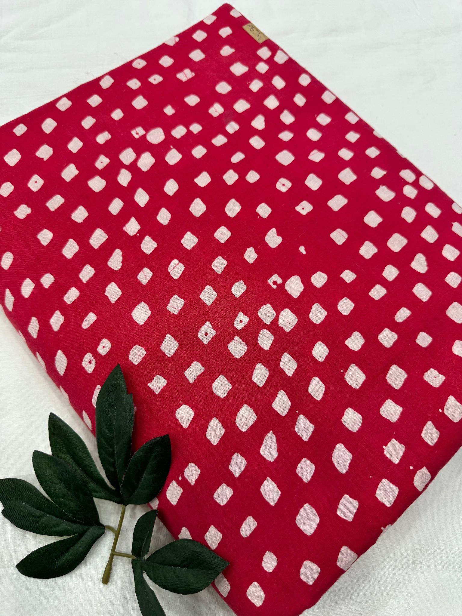 Soft Cotton Block Print Fabric-2.5 mtr