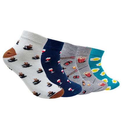 Ankle Set 5 Socks For Men - Sole Vibes