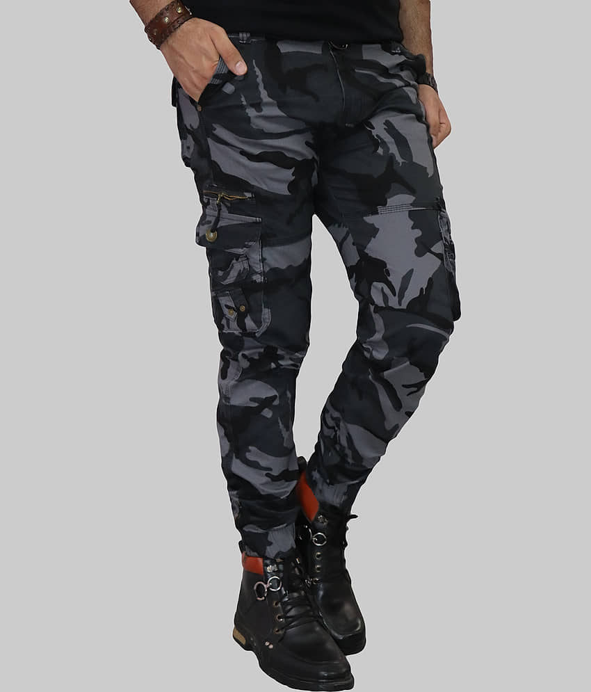 Urban Legends Purple Regular Cargos ( Pack of 1 )
