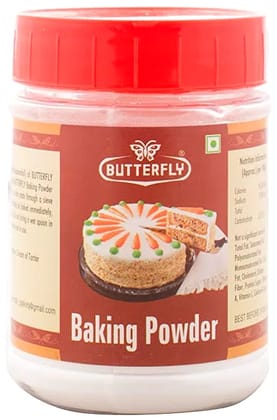 Butterfly Baking Powder, 100g by Butterfly Dessert Mixes and Bakery Needs. Butterfly Baking Powder, 100g by Butterfly Dessert Mixes and Bakery Needs.