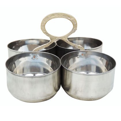 Pure Stainless Steel Chokta Traditional Kitchen Utensil (SMAS075 A)