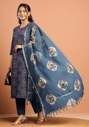 Teal Roost Suit Set-S