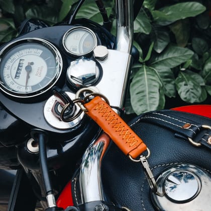 Long Leather Key Chains - BROWN Long Leather Key Chains - BROWN