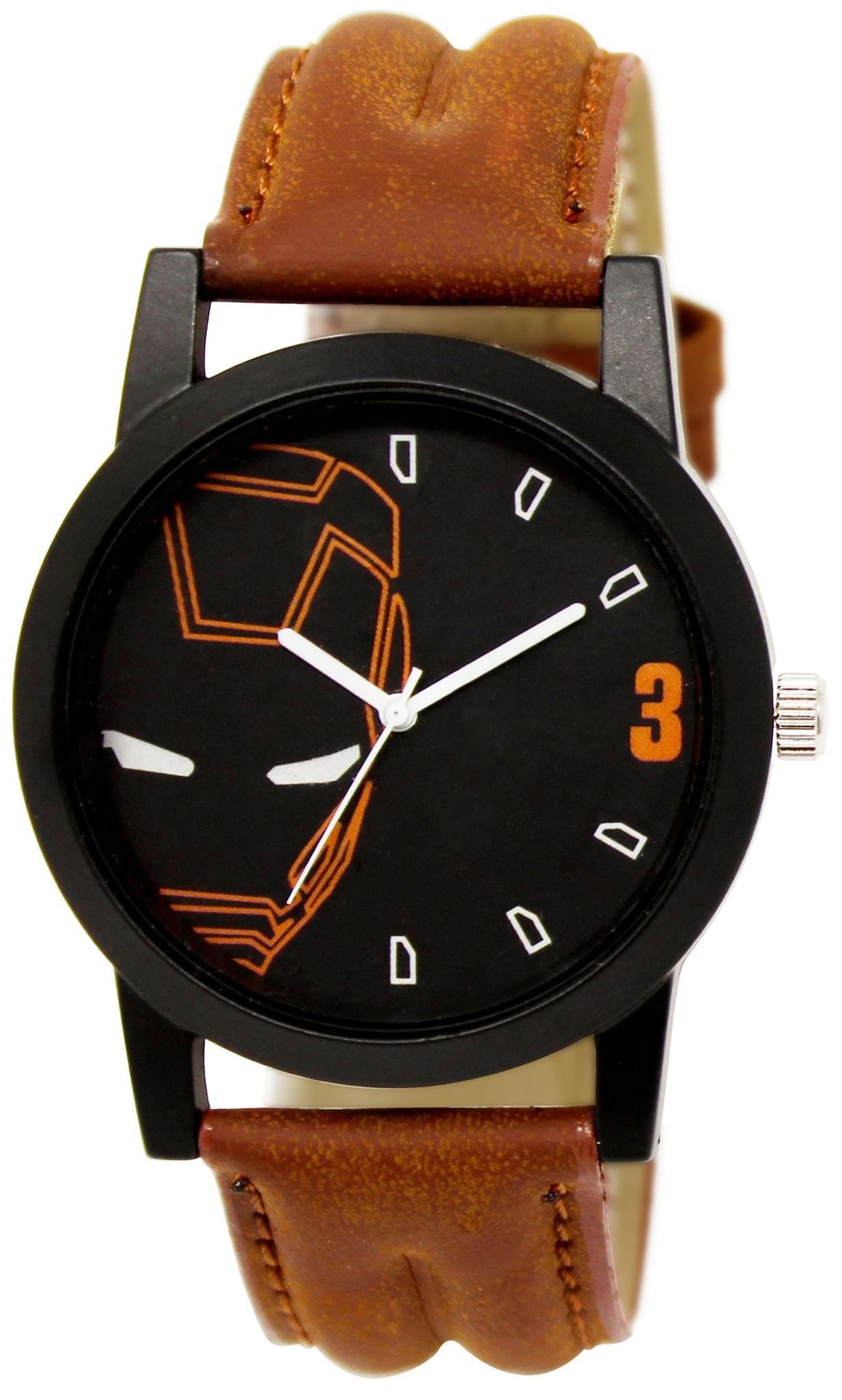 Multicolor Steel Man Analog Watch for Men LR04