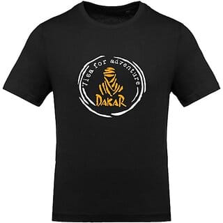 FastB Men Printed Round Neck Black T-Shirt