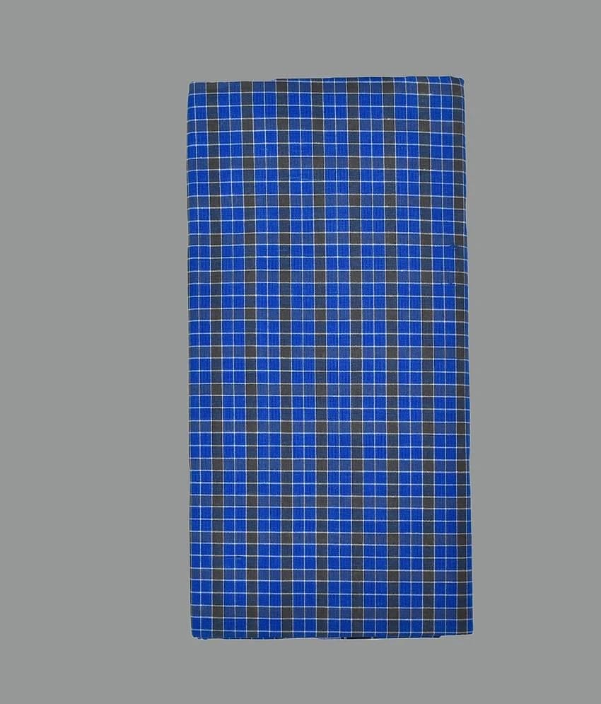Shyam Handloom Cotton Mens Lungi Blue ( Pack of 1 ) - None