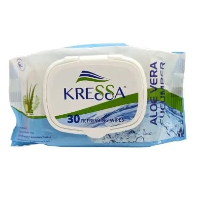 Kressa WET WIPES- ALOE VERA