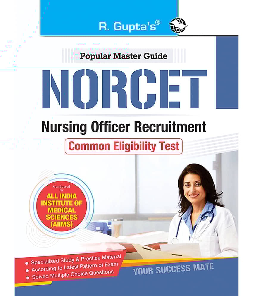NORCET : Nursing Officer Recruitment Common Eligibility Test Guide - English