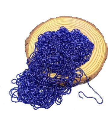 PRANSUNITA Jewelry Making Color Ball Chain for Decoration and Crafts- 1.5 mm –Aluminum - Rust and Corrosion Resistant, 25 MTS Running Bulk Pack- Color -Royal Blue