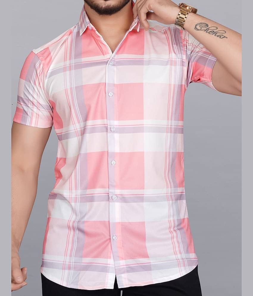 VENIZ WESTERN WEAR Poly Cotton Regular Fit Printed Half Sleeves Men's Casual Shirt - Yellow ( Pack of 1 )