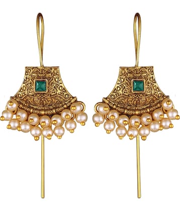 Vighnaharta Red EarCuff Earrings ( Pack of 1 )