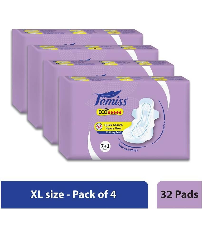 Femiss XL 32 Sanitary Pads Pack of 4