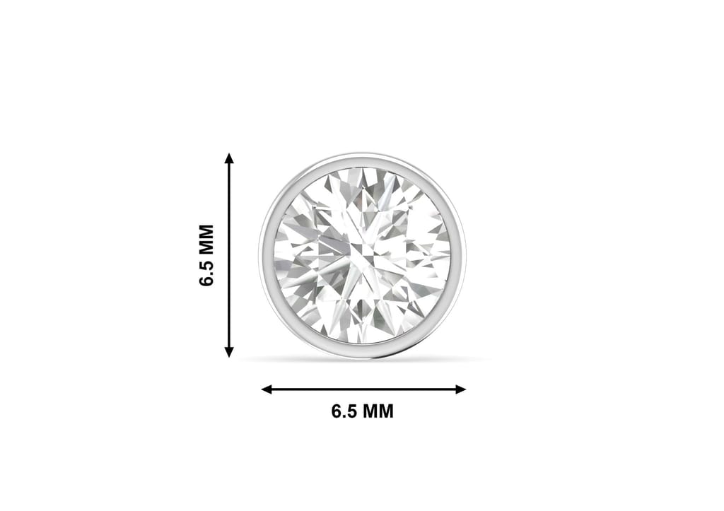 Brilliant Bezel Men's Ear Stud (1 Pc Only)