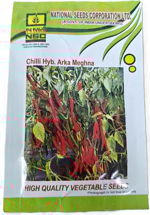 NSC Hybrid Chilli- Arka Meghna -5 gram