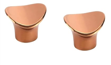 ADISON Stainless Steel Door Knobs, Door Pulls, Rose Gold Colour, Stylish Touch to Your Doors with Durability and Elegance Pack of 2 Pieces