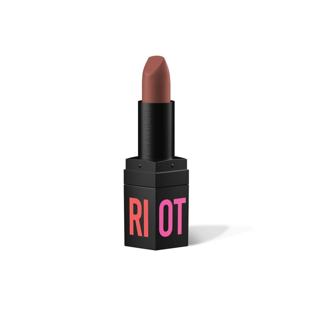 Chambor Matte Riot Lipstick 284 Brown Sugar 4.5Gm